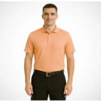 Performance Dry Fit Polo – Moisture-Wicking Polyester, Quick-Dry Fabric, Lightweight, Breathable Mesh Collar, Heat Transfer Printing, Athletic Fit, Multiple Sizes & Bold Colors